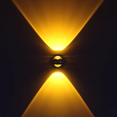 PrismBeam - Blendenleuchte mit LED-Kristall-Wandleuchte für elegante Beleuchtung