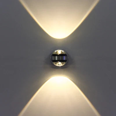PrismBeam - Blendenleuchte mit LED-Kristall-Wandleuchte für elegante Beleuchtung