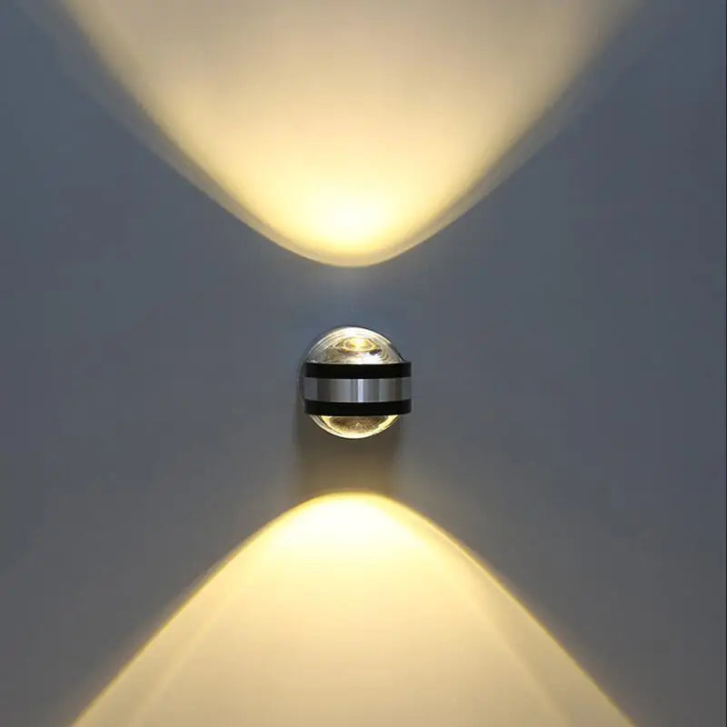 PrismBeam - Blendenleuchte mit LED-Kristall-Wandleuchte für elegante Beleuchtung