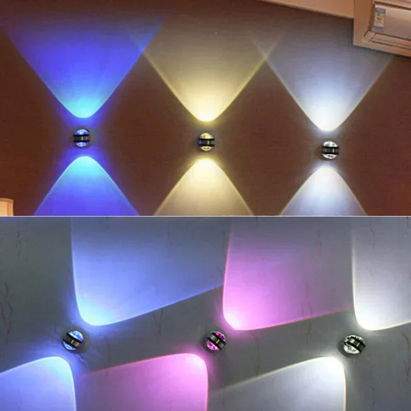 PrismBeam - Blendenleuchte mit LED-Kristall-Wandleuchte für elegante Beleuchtung