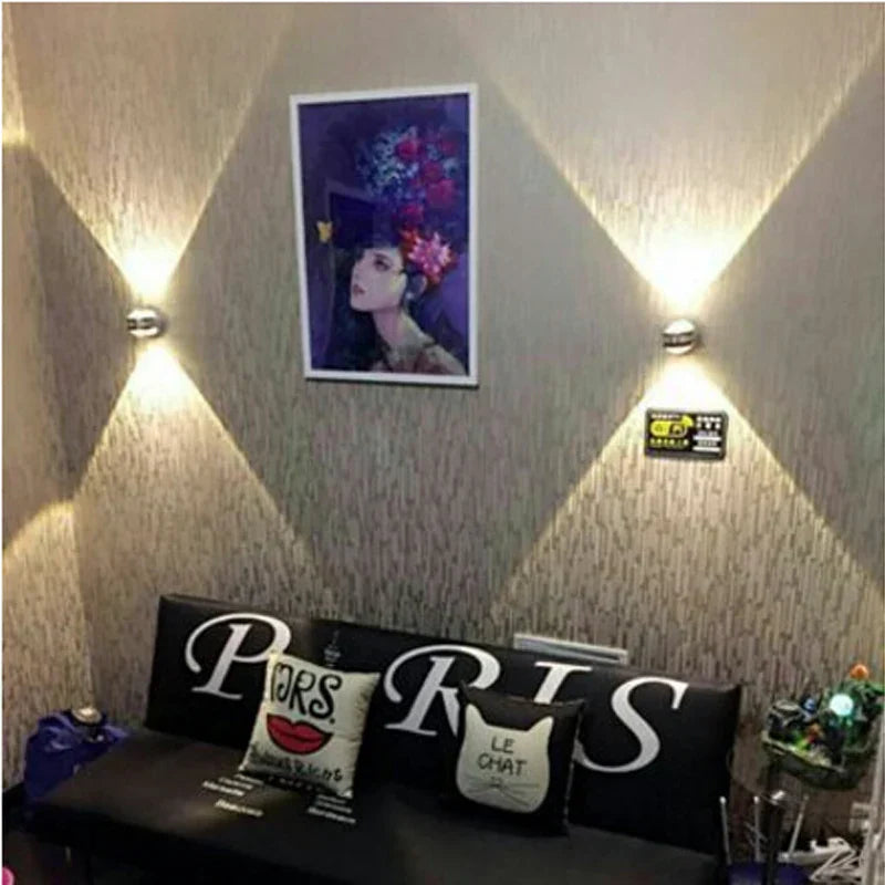 PrismBeam - Blendenleuchte mit LED-Kristall-Wandleuchte für elegante Beleuchtung