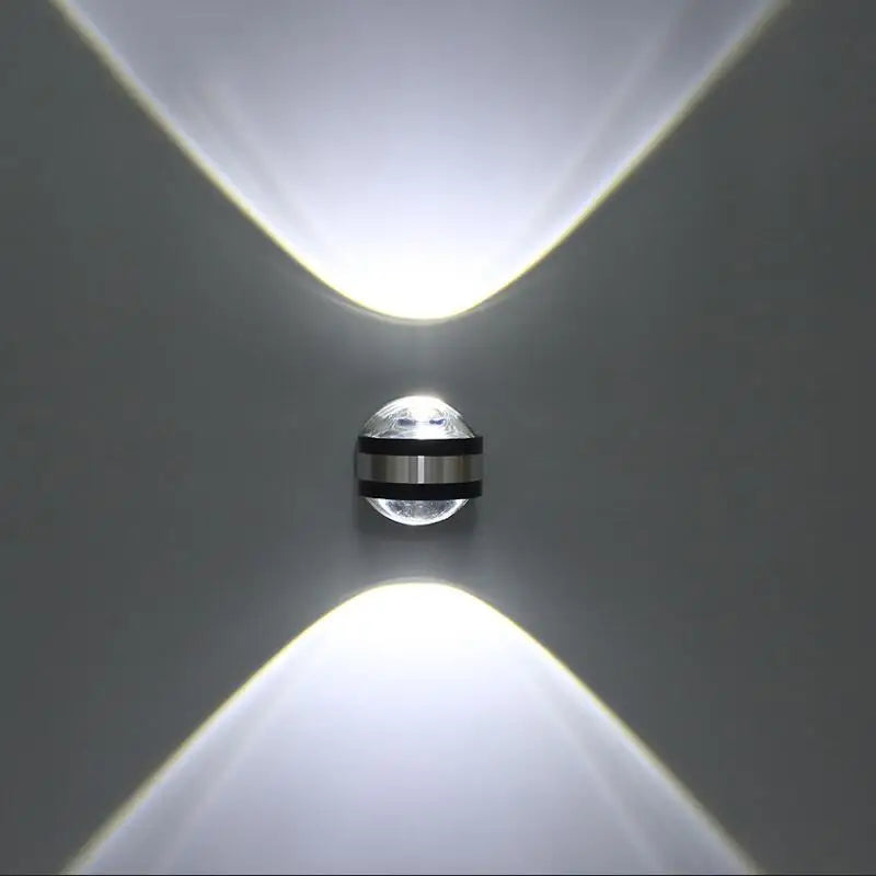 PrismBeam - Blendenleuchte mit LED-Kristall-Wandleuchte für elegante Beleuchtung