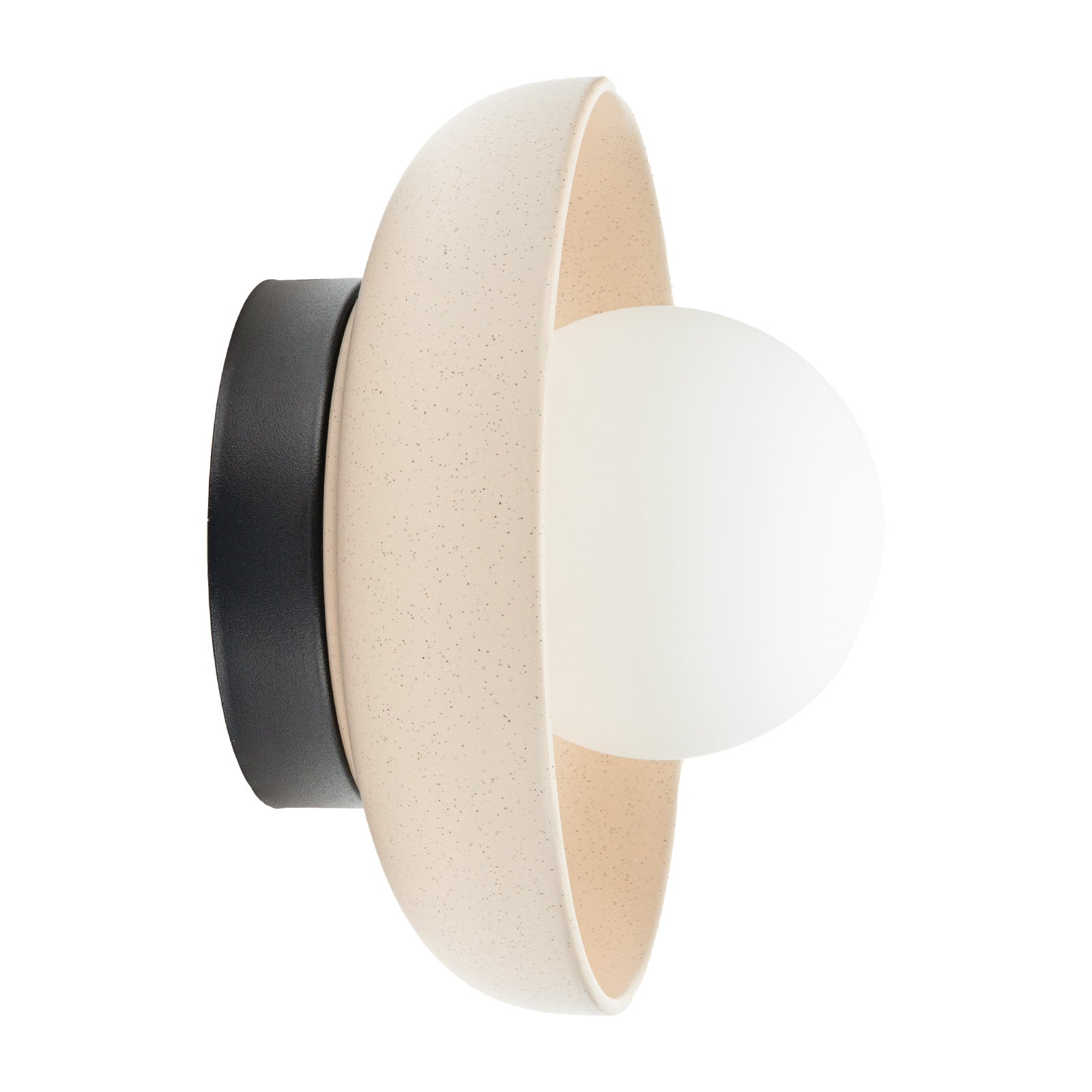 CeramiLux – Elegante runde Wandlampe aus glasierter Keramik für einen raffinierten Stil