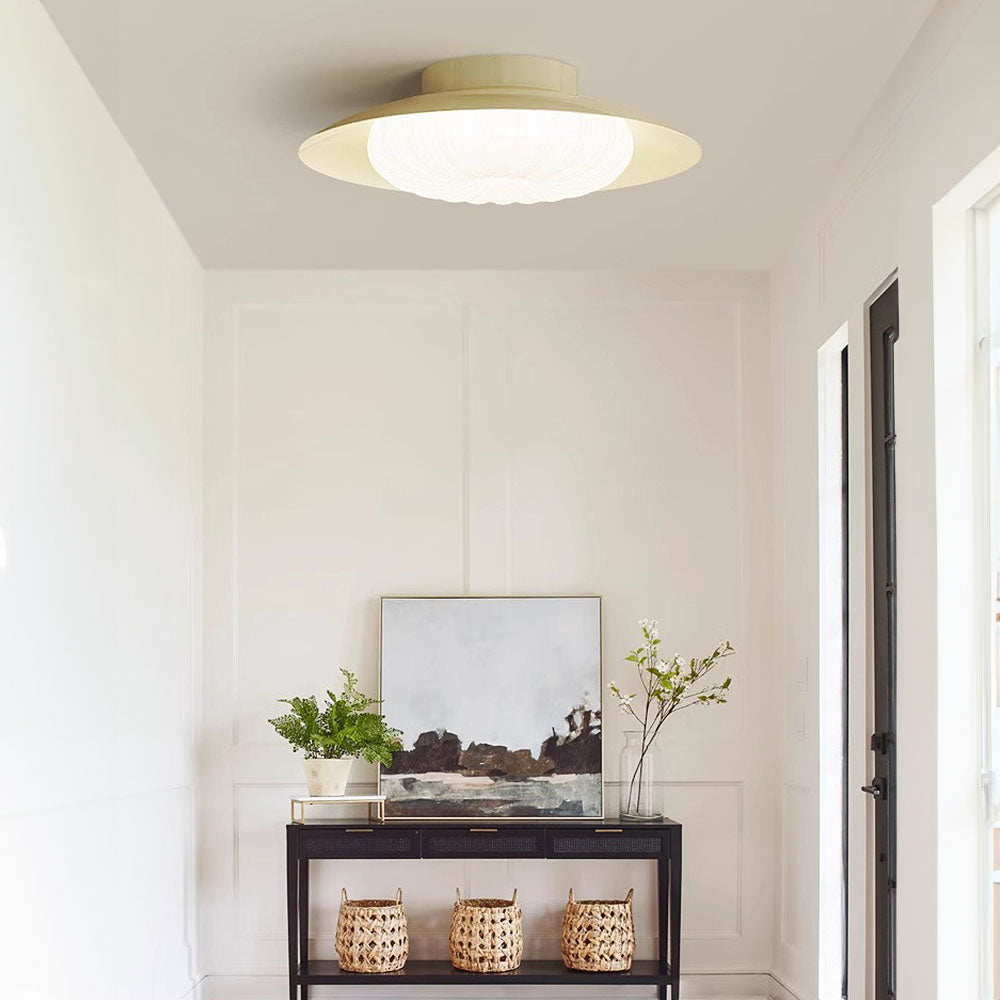 Moderne halb-eingebaute Plafondlampen in Creme – Elegante und umweltfreundliche LED-Beleuchtung
