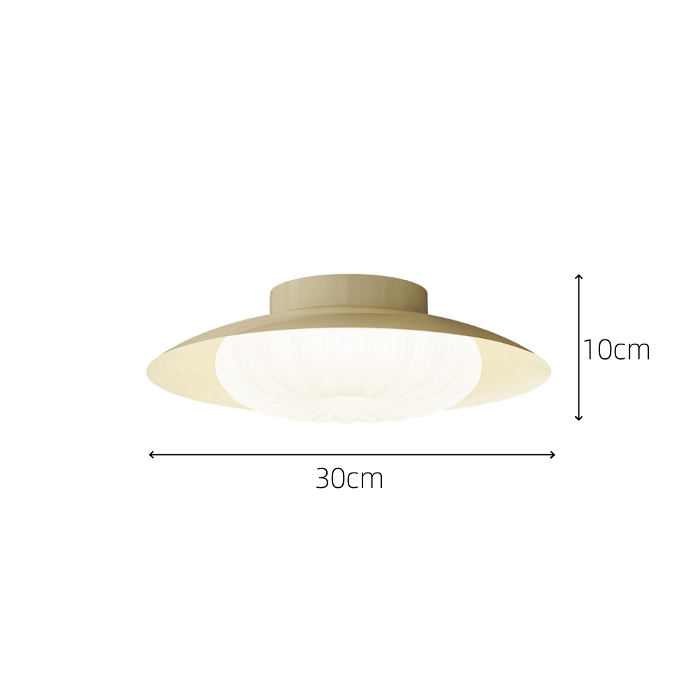 Moderne halb-eingebaute Plafondlampen in Creme – Elegante und umweltfreundliche LED-Beleuchtung