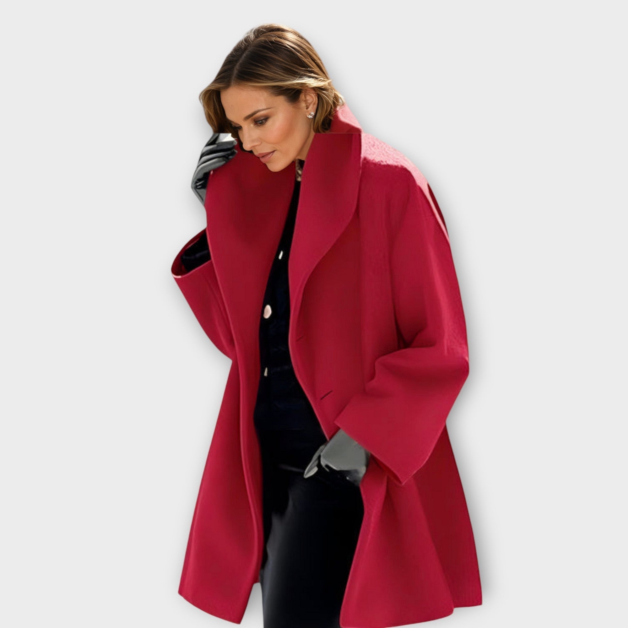 Damen Elegante Gabardine für Winter