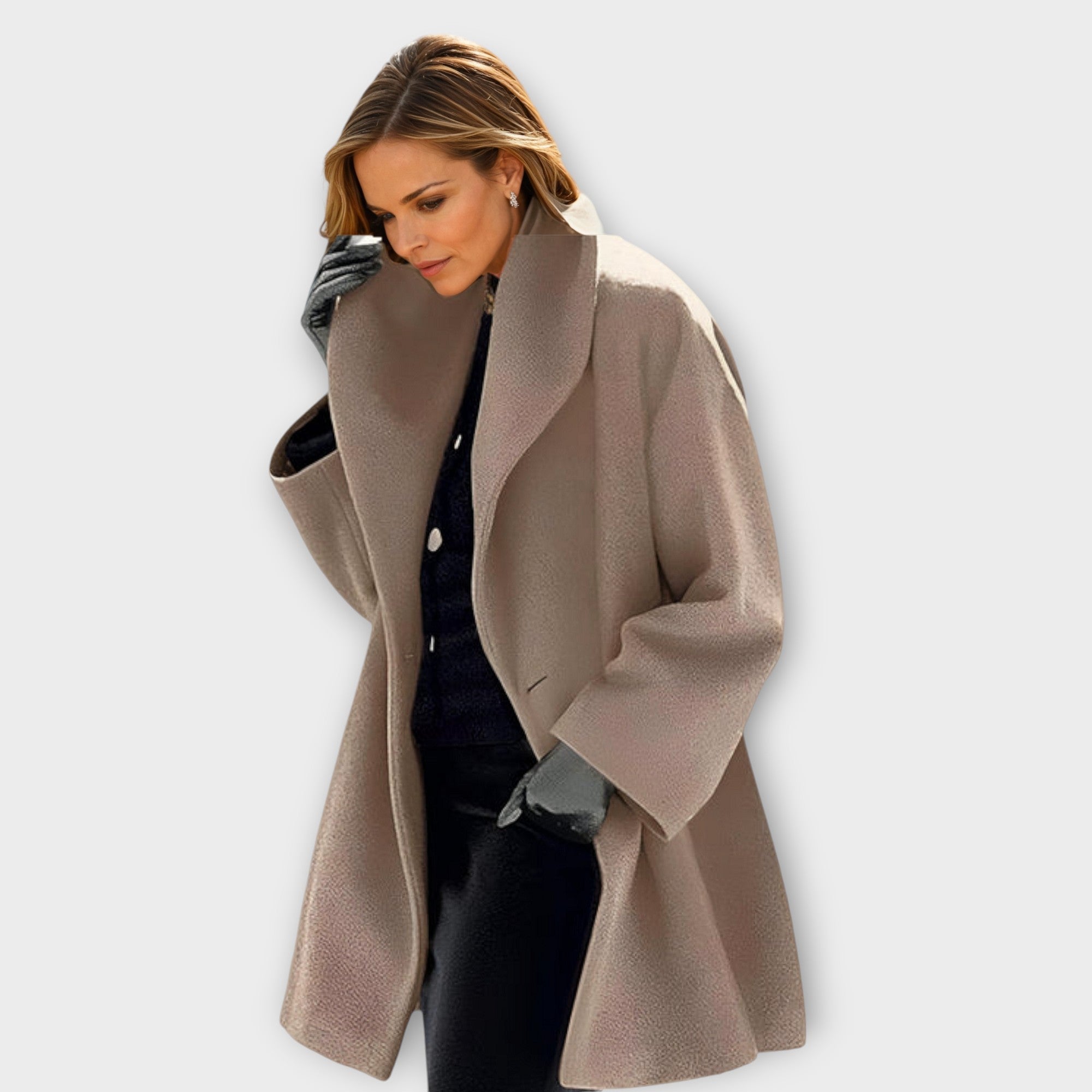 Damen Elegante Gabardine für Winter