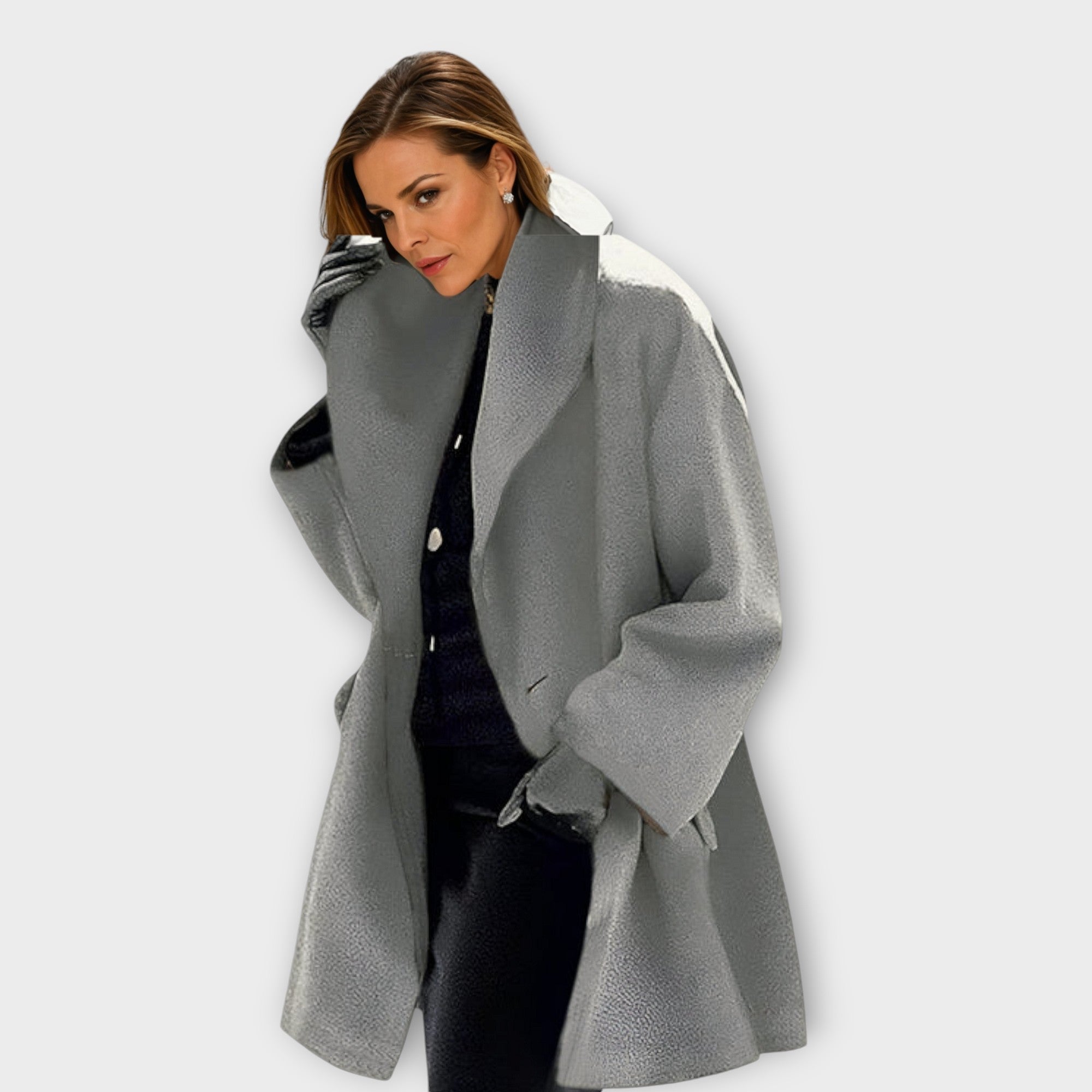 Damen Elegante Gabardine für Winter