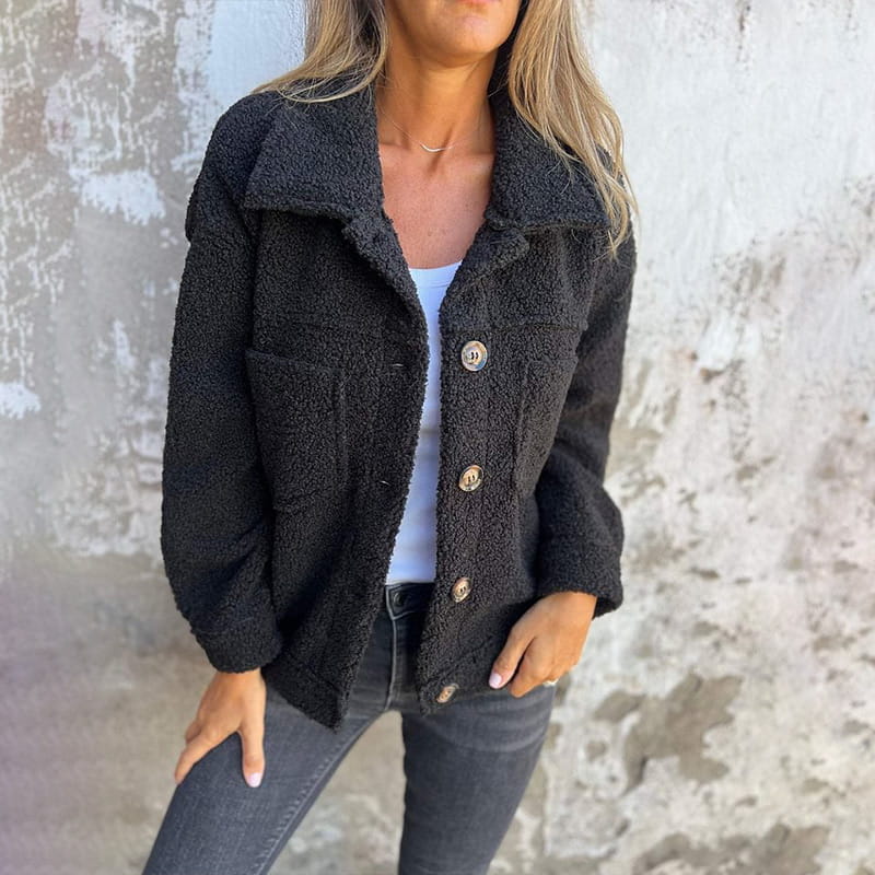 Damen Eleganter Wintermantel für Stil und Wärme