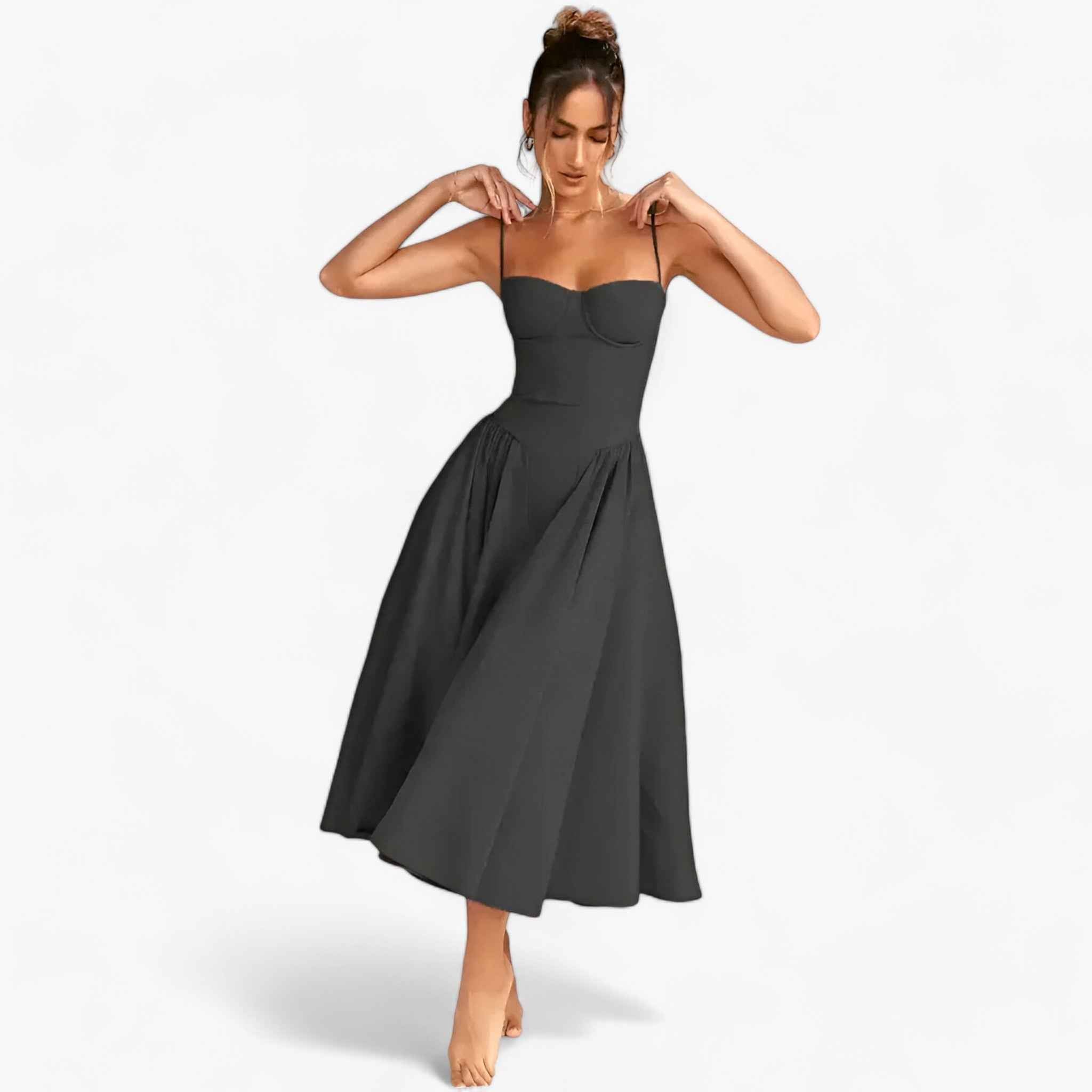 Damen Elegantes Midikleid für Hochzeitsgast 6
