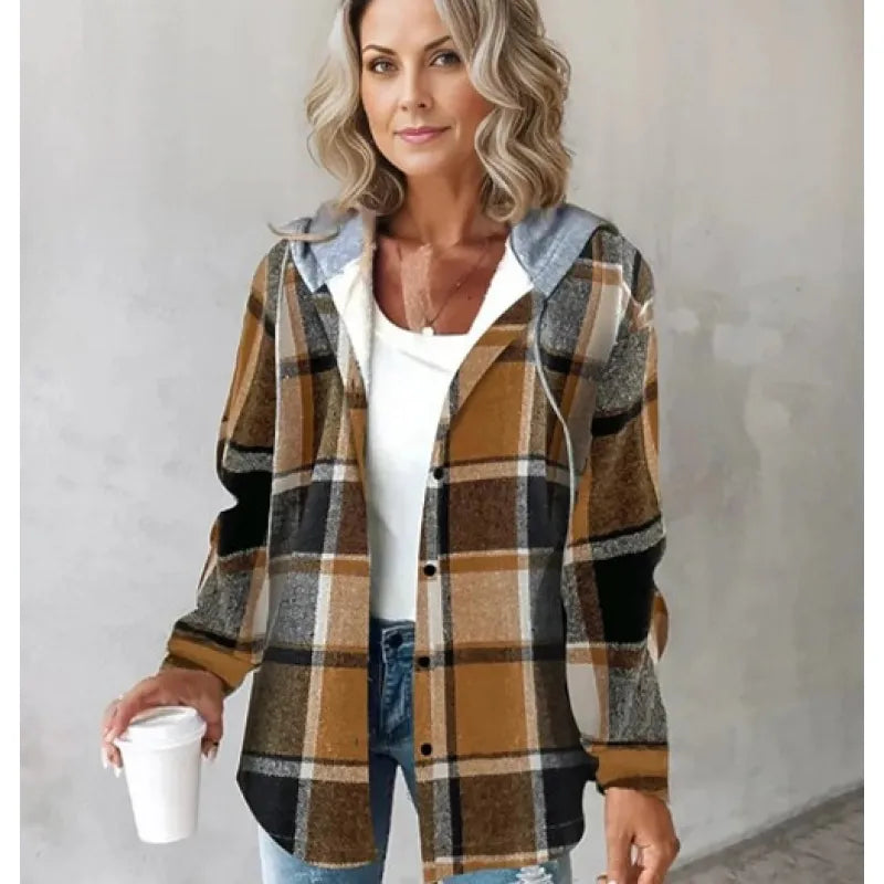 Damen Hoodie Mit Muster – Eleganter Kapuzenpullover
