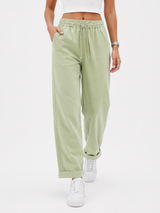 Damen Hose aus Polyester und Baumwolle mit Geradem Bein