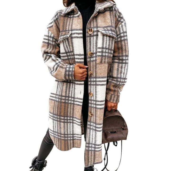 Damen Karierte Jacke für jeden Anlass 1