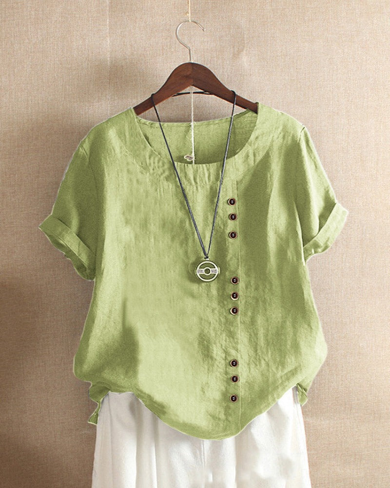 Damen Kurzarm-Bluse 1