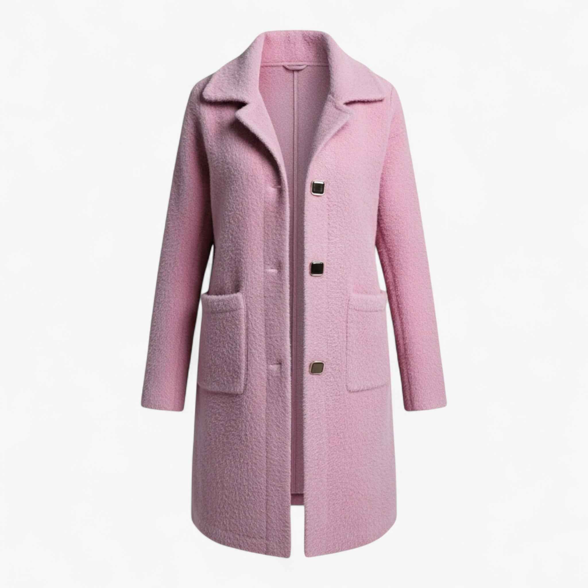 Liliosa | Damen Langer Wintermantel aus Wollmischung