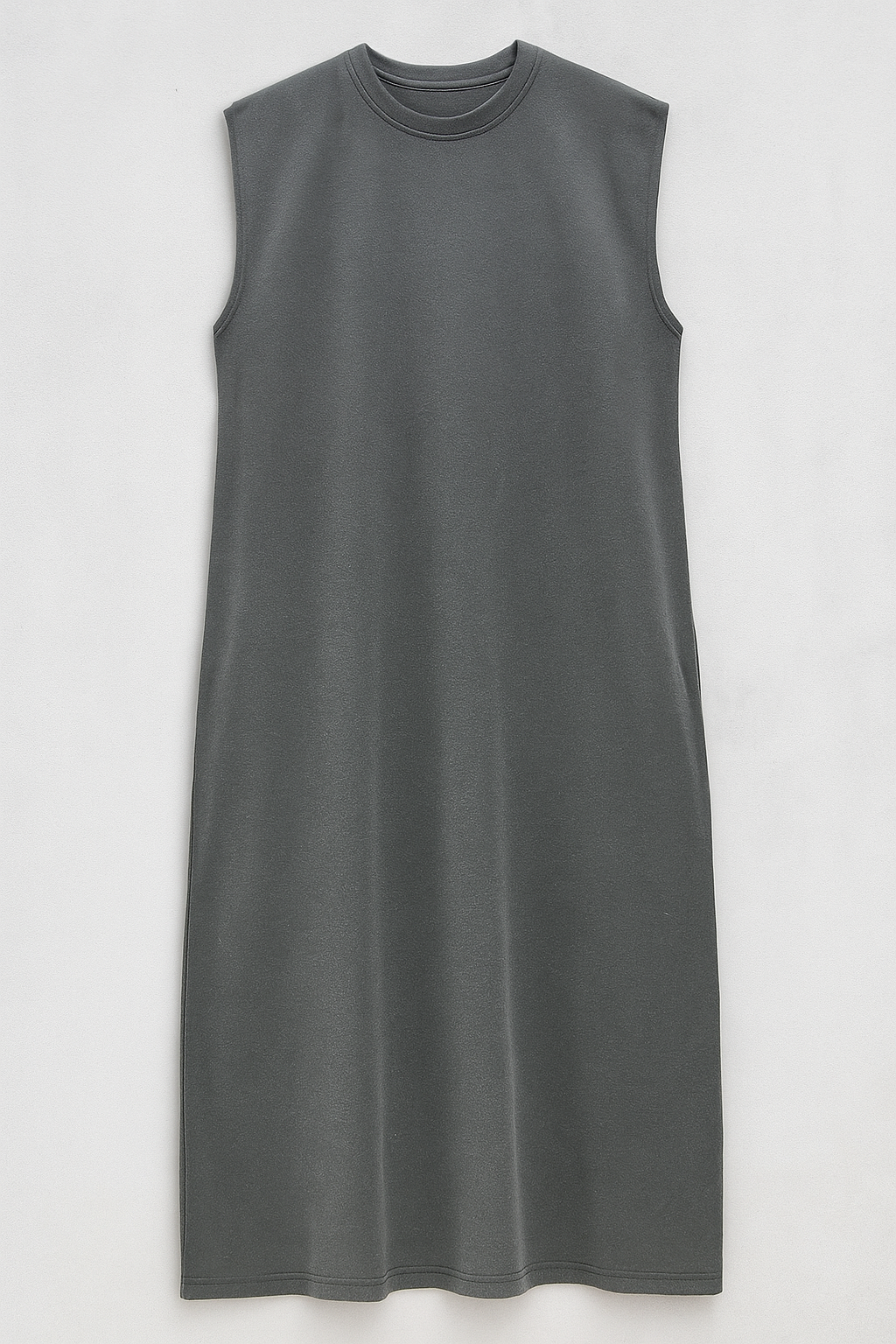 Damen Langes Sommerkleid mit Schlitz 4