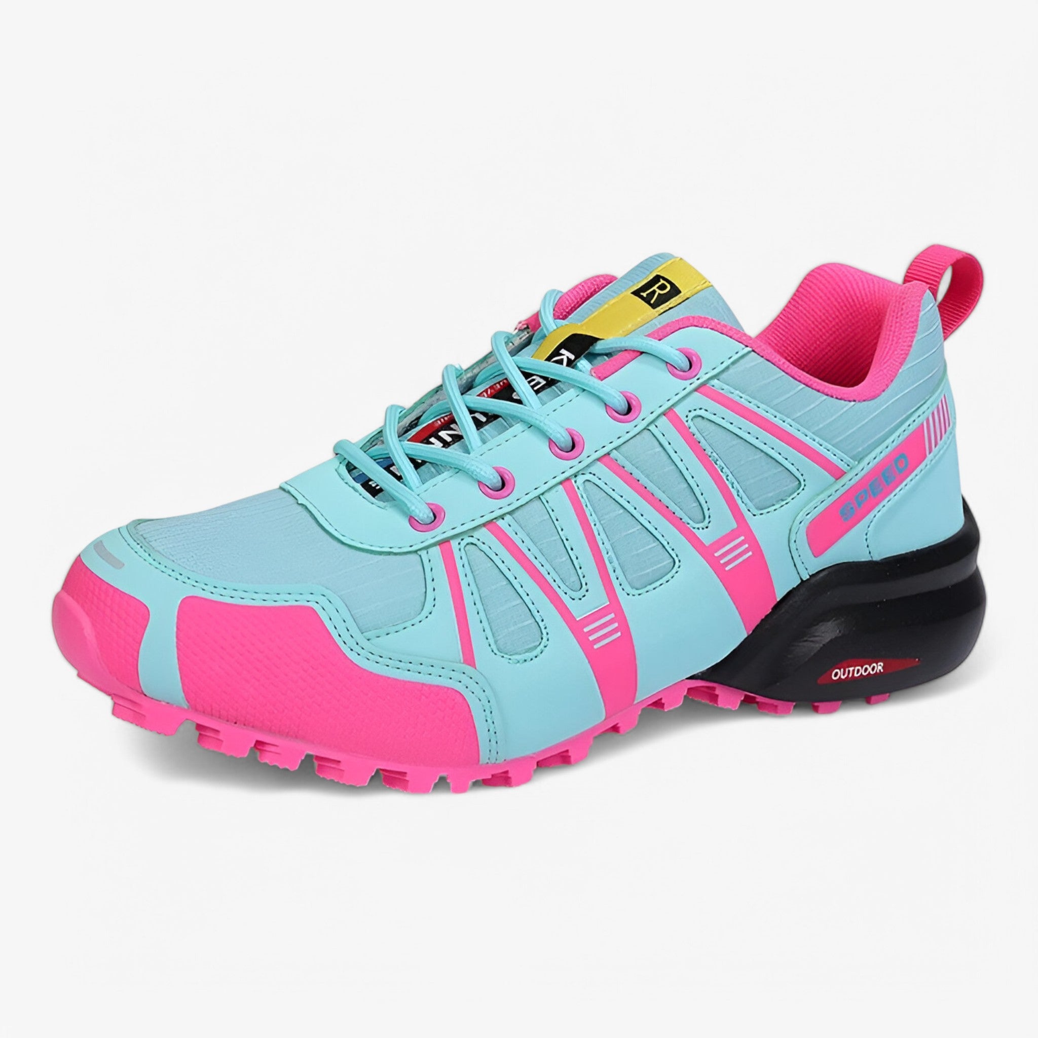Damen Leichte Wanderschuhe mit Antirutschsohle 0