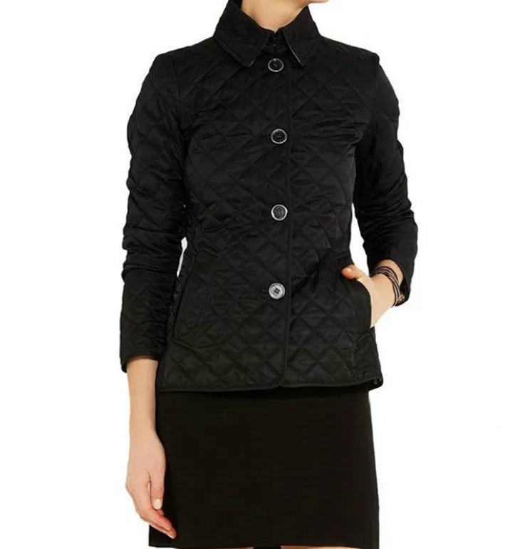 Luxuriöse Damenjacke aus Polyesterfaser für Eleganz
