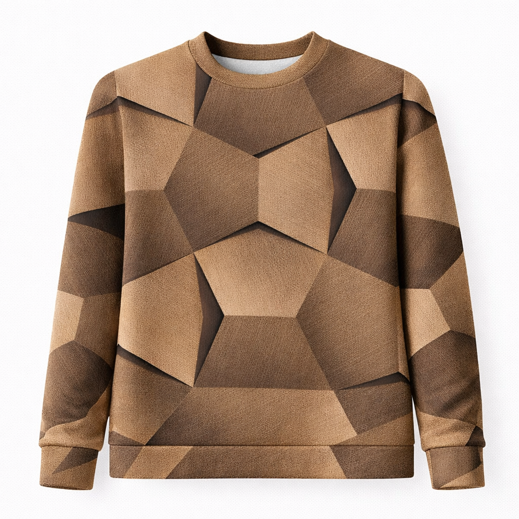 FELYSSIA – Damen Oberteil mit geometrischem Muster