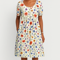 Dame romantisk sommerkjole casual elegant