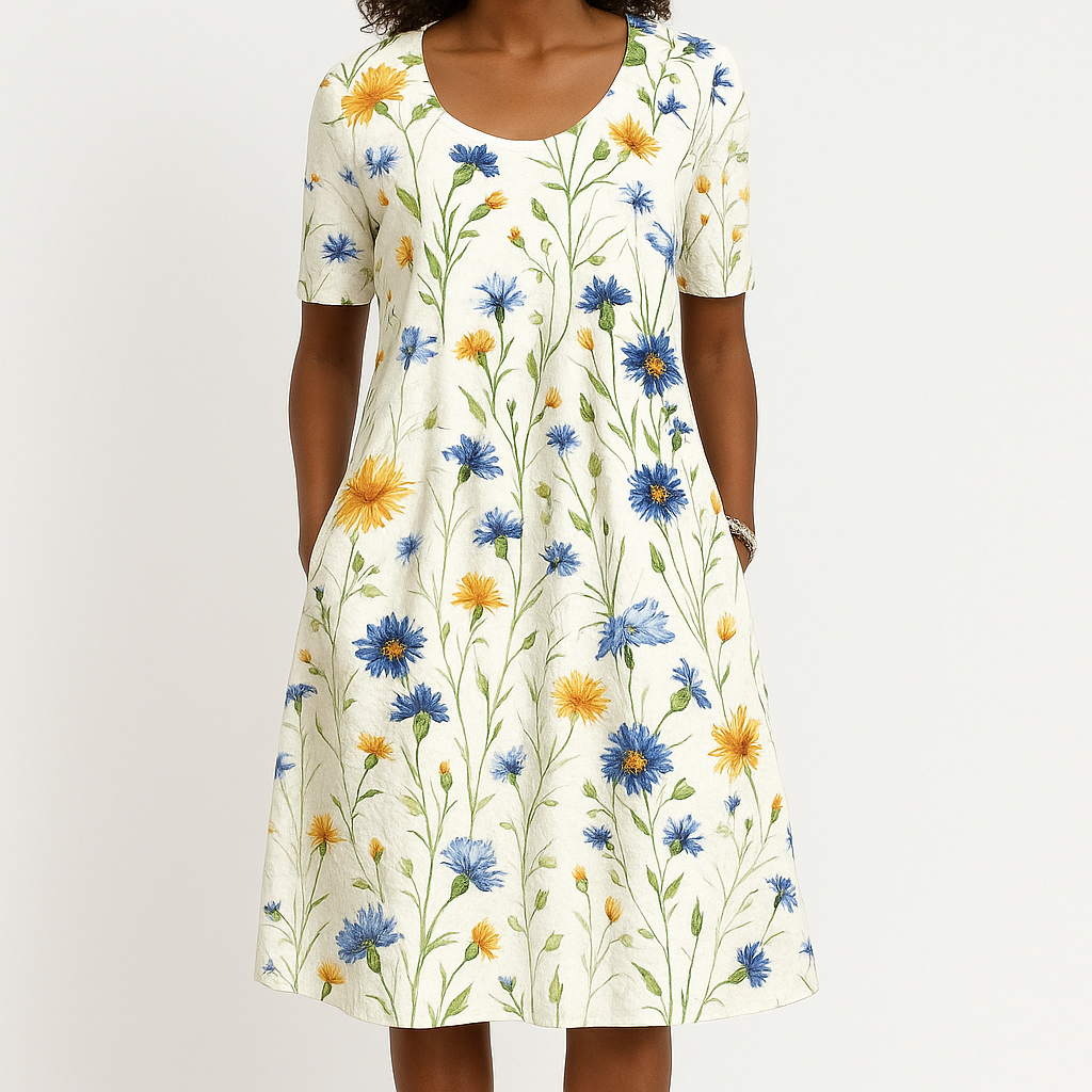 Damen Romantisches Sommerkleid Casual Elegant