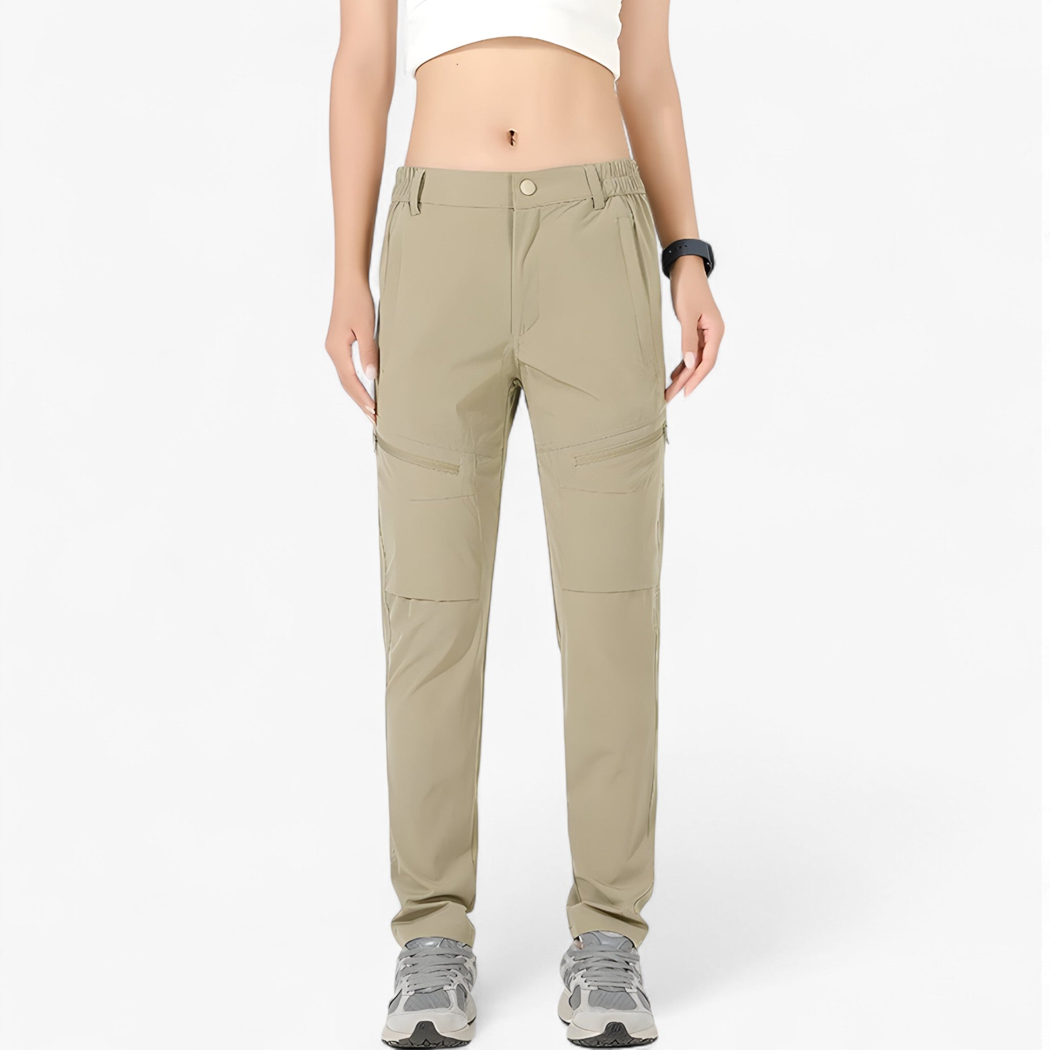 Damen Schnelltrocknende Outdoor-Hosen mit UV-Schutz 0