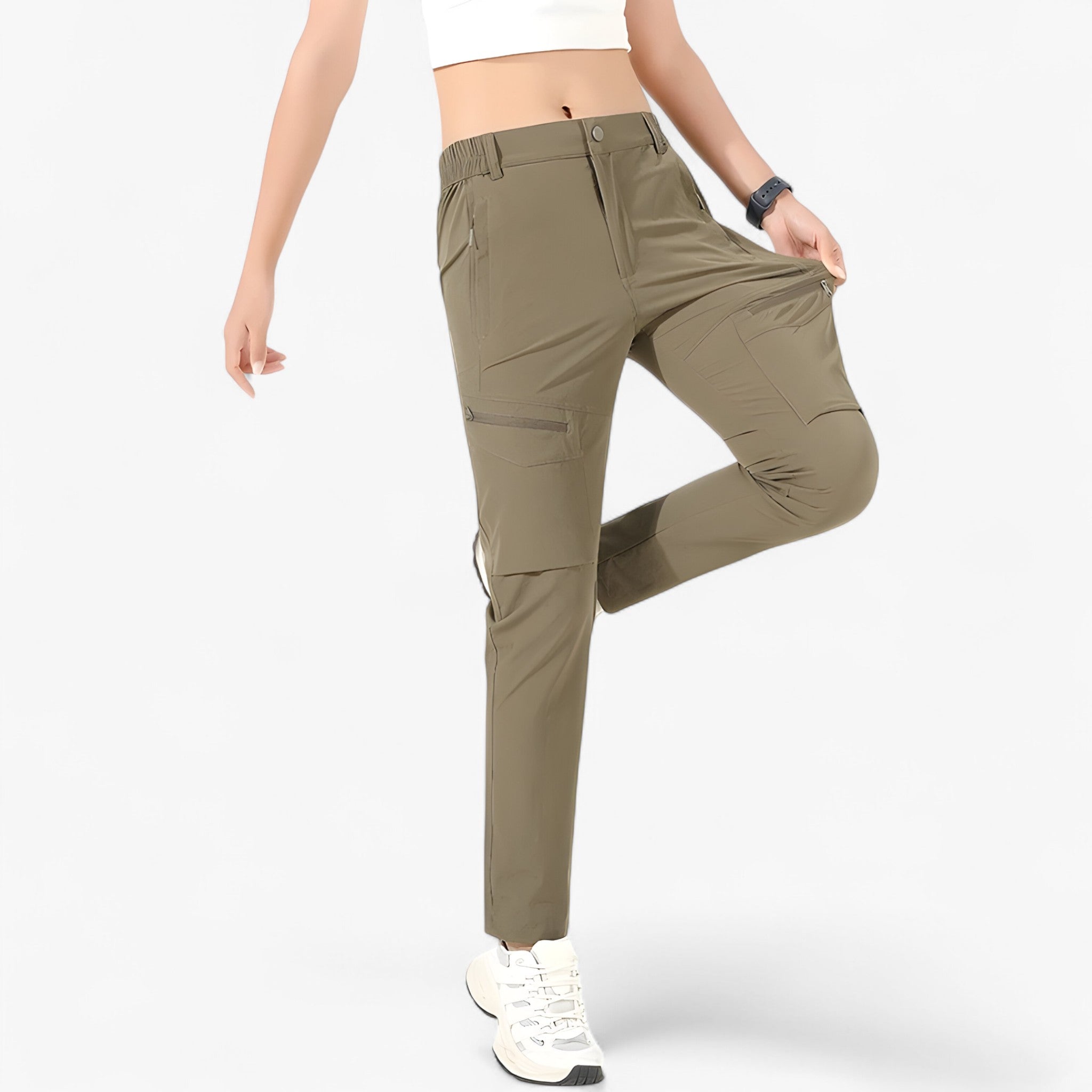 Damen Schnelltrocknende Outdoor-Hosen mit UV-Schutz 1