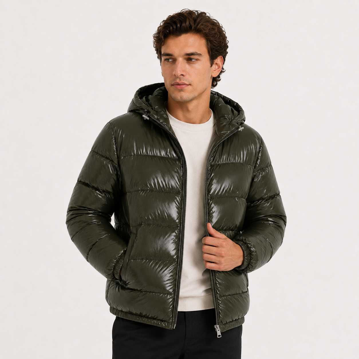 Chaqueta acolchada con diseño moderno y cómodo