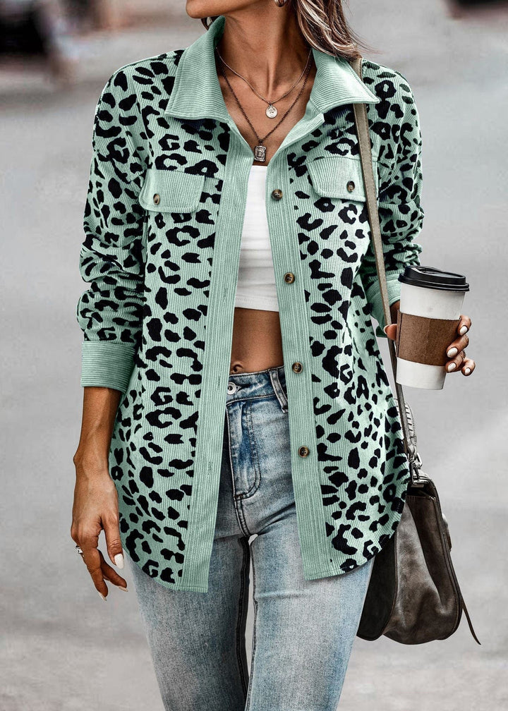 Damen Übergangsjacke im Leoprint 6