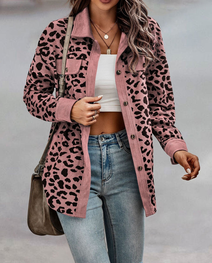 Damen Übergangsjacke im Leoprint 7