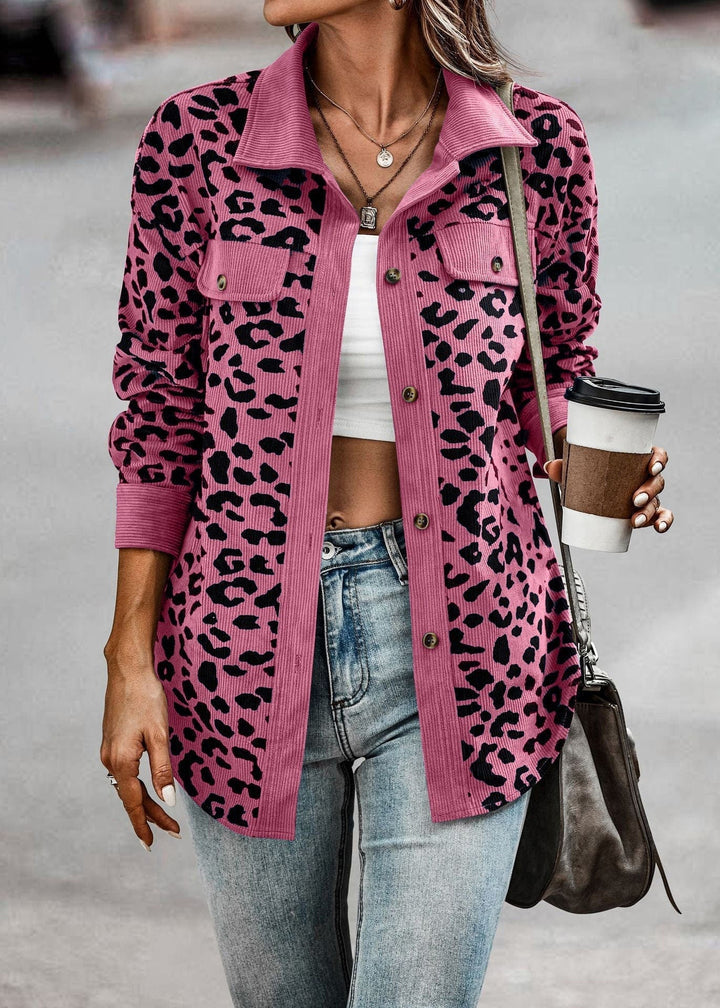 Damen Übergangsjacke im Leoprint 8