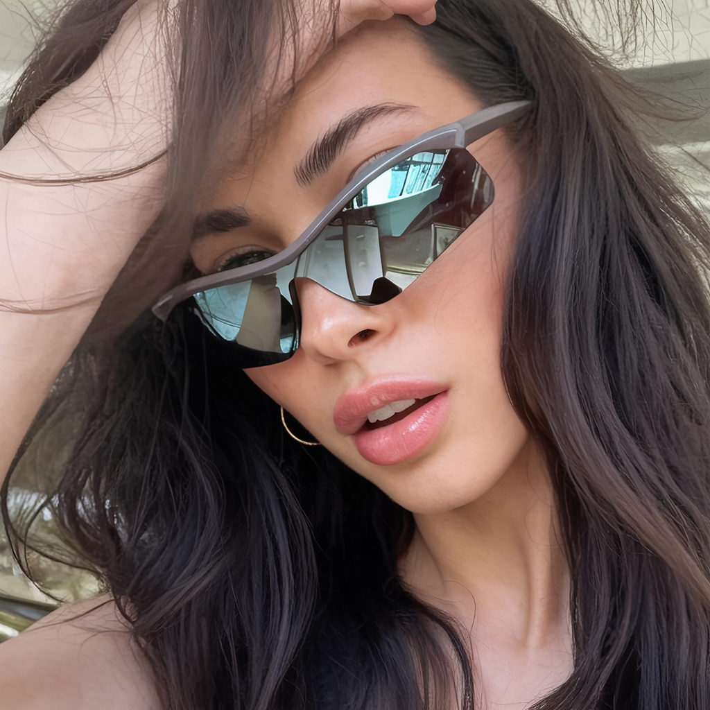 Damen Vintage Sonnenbrille mit UV-Schutz 1