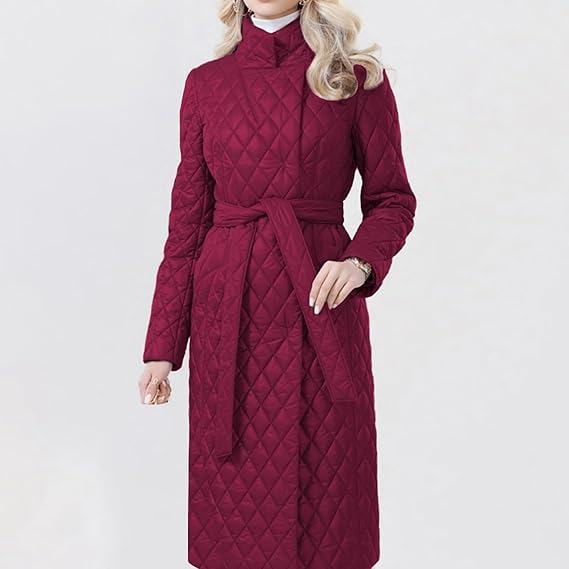 Damen Warme Daunenjacke aus Baumwolle 1