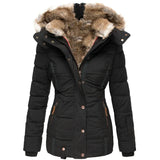 Damen Winter Mantel mit Warmem Futter