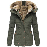 Damen Winterjacke mit Warmem Futter
