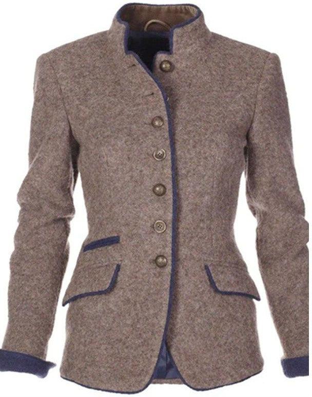 Damenjacke Elegantes Design mit Langen Ärmeln