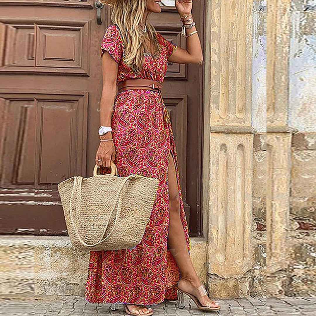 Liora | Maxi-Kleid im Ibiza-Stil + GRATIS Gürtel