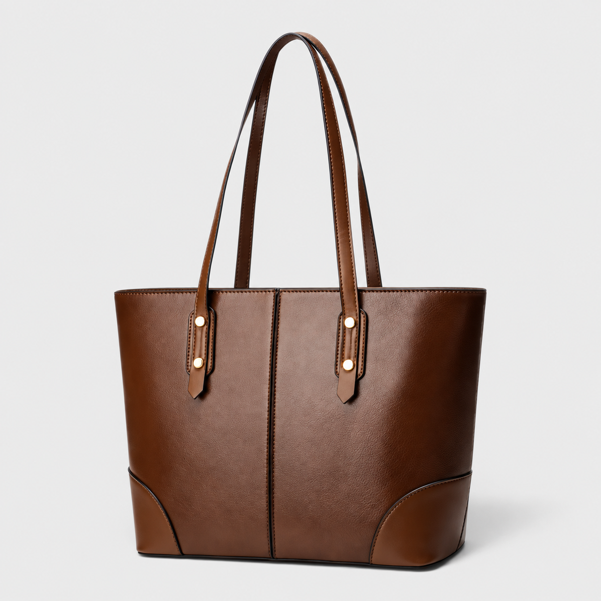Vintage Leder Schultertasche Damen mit großem Fassungsvermögen