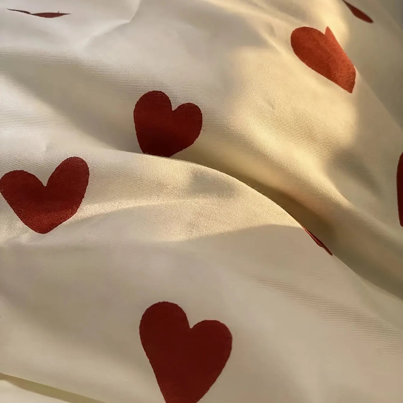 Valenara - Elegantes romantisches Bettbezugset mit charmvollem Herzmotiv für ein bezauberndes Schlafzimmererlebnis