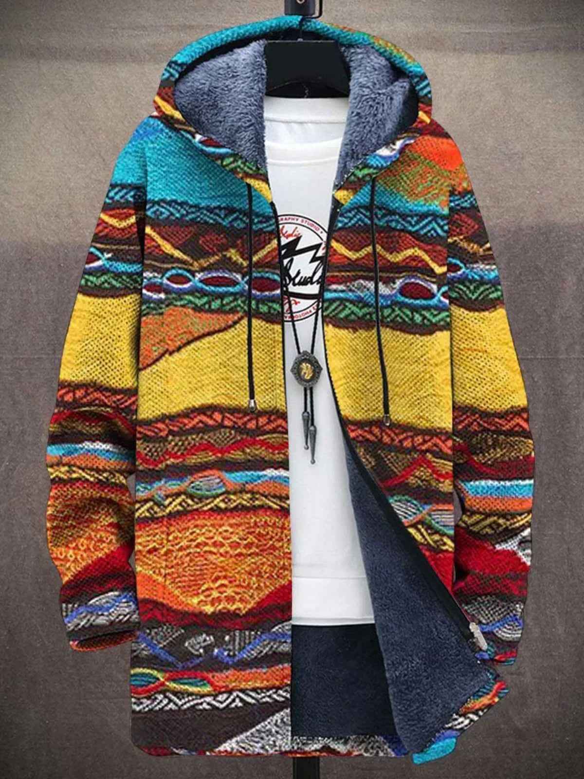 Sam | Eleganter Kunst-Inspirierter Cardigan für Luxuriösen Stil