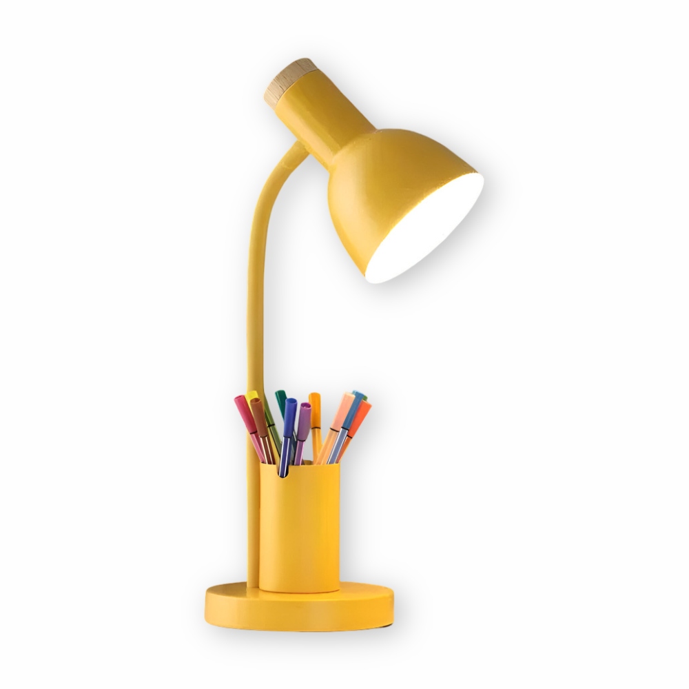Cressida - Moderne LED-Tischlampe mit praktischem Stiftehalter für stilvolle und funktionale Beleuchtung
