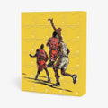 Lustige Basketball-Plüschpuppe mit Countdown-Geschenkschachtel für ein perfektes Geschenk-Erlebnis