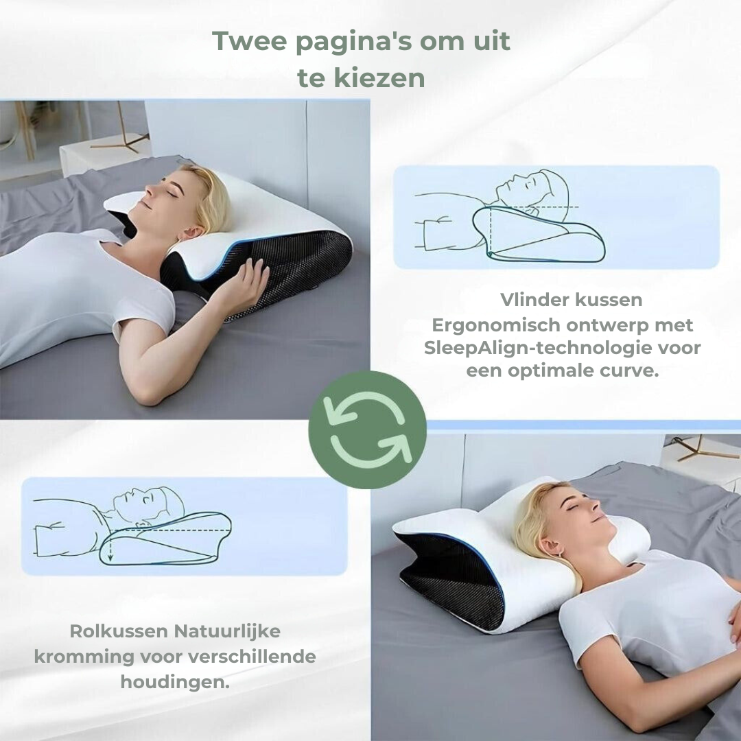 DreamAlign Orthopädisches Konturkissen - Nacken- & Schulterstütze