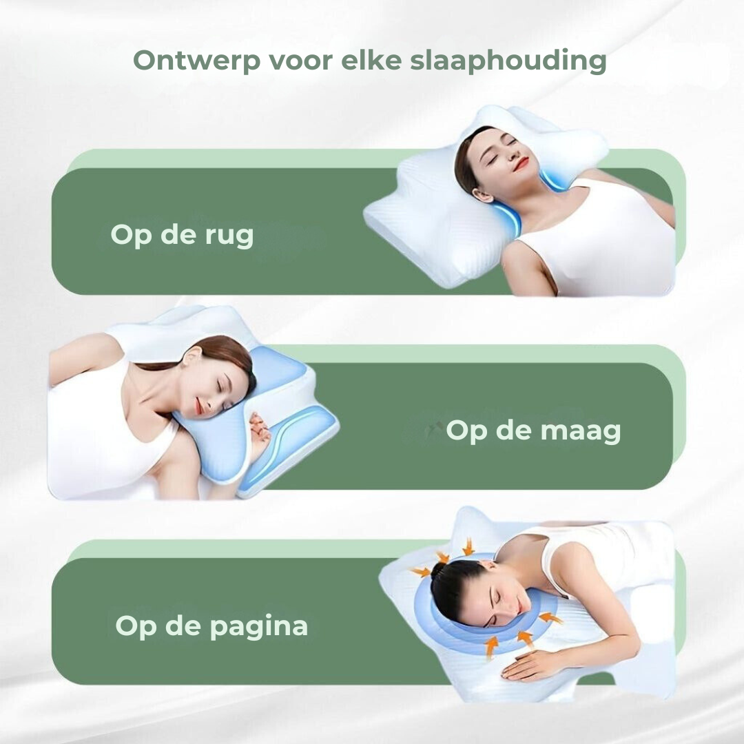 DreamAlign Orthopädisches Konturkissen - Nacken- & Schulterstütze