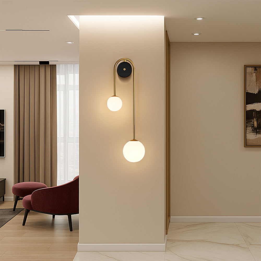 Florania – Elegante Wandleuchte mit Gebogenem Design für eine Moderne Atmosphäre