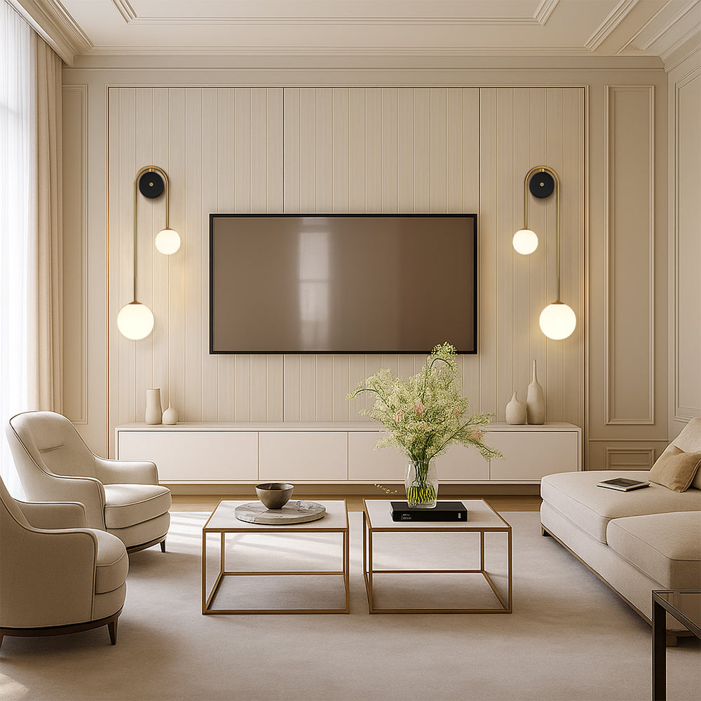 Florania – Elegante Wandleuchte mit Gebogenem Design für eine Moderne Atmosphäre