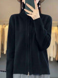 Luxe Strickjacke — Luxuriös-weiche Alltags-Wohlfühl-Basics Damen