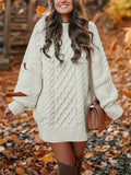 Ultra-blød Oversized Strikpullover Dame
