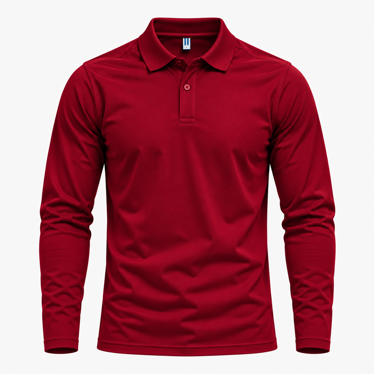 EZRA - Lässiges Komfort-Langarm-Polo für einen entspannten Look