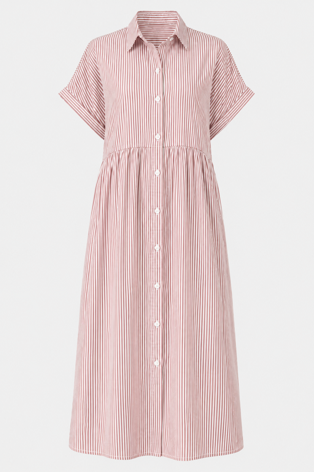 Edles Damen Midikleid mit Praktischen Taschen